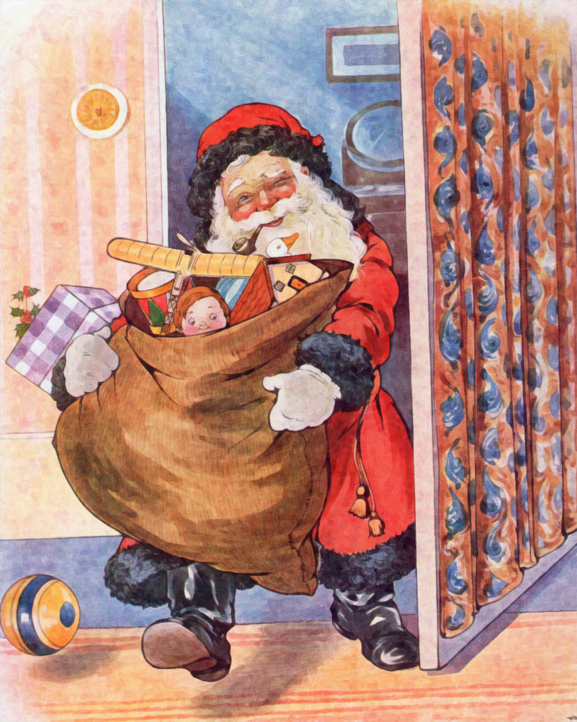 image Santa Claus with presents Birchall Publishing
